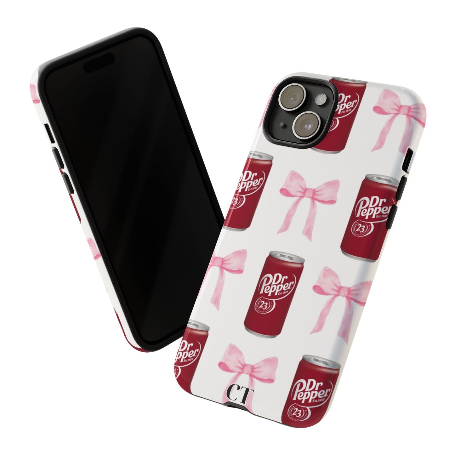 Pink Bow Coquette Dr Pepper Phone Case