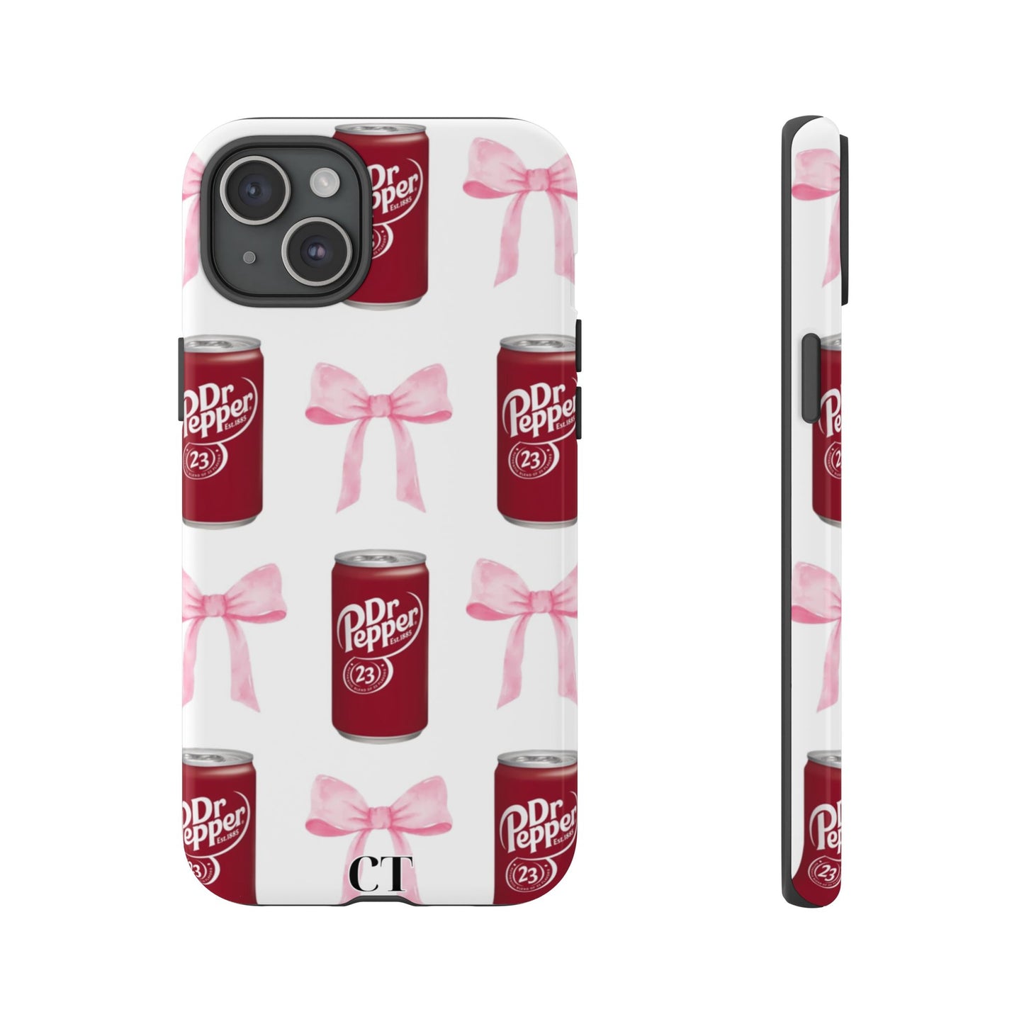 Pink Bow Coquette Dr Pepper Phone Case