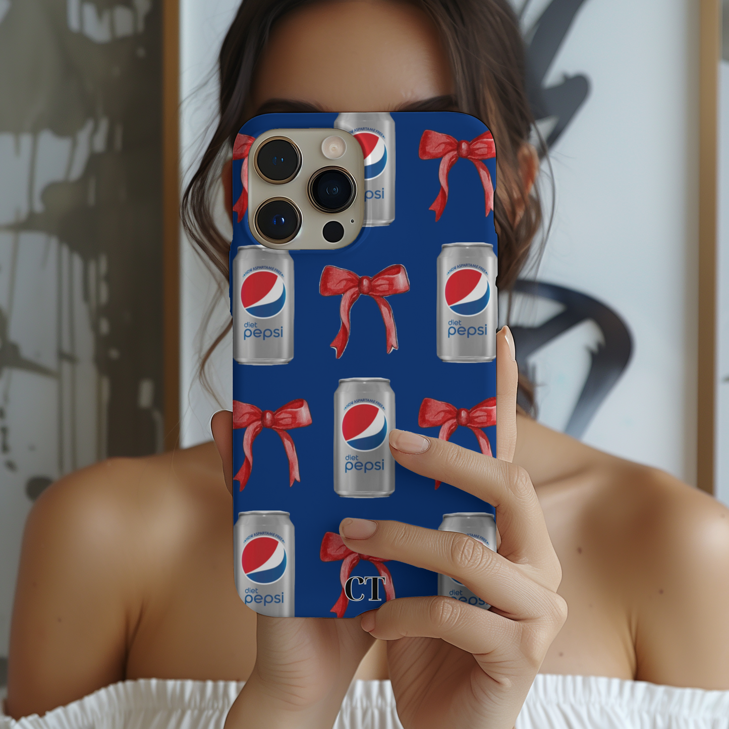 Coquette Diet Pepsi Phone Case